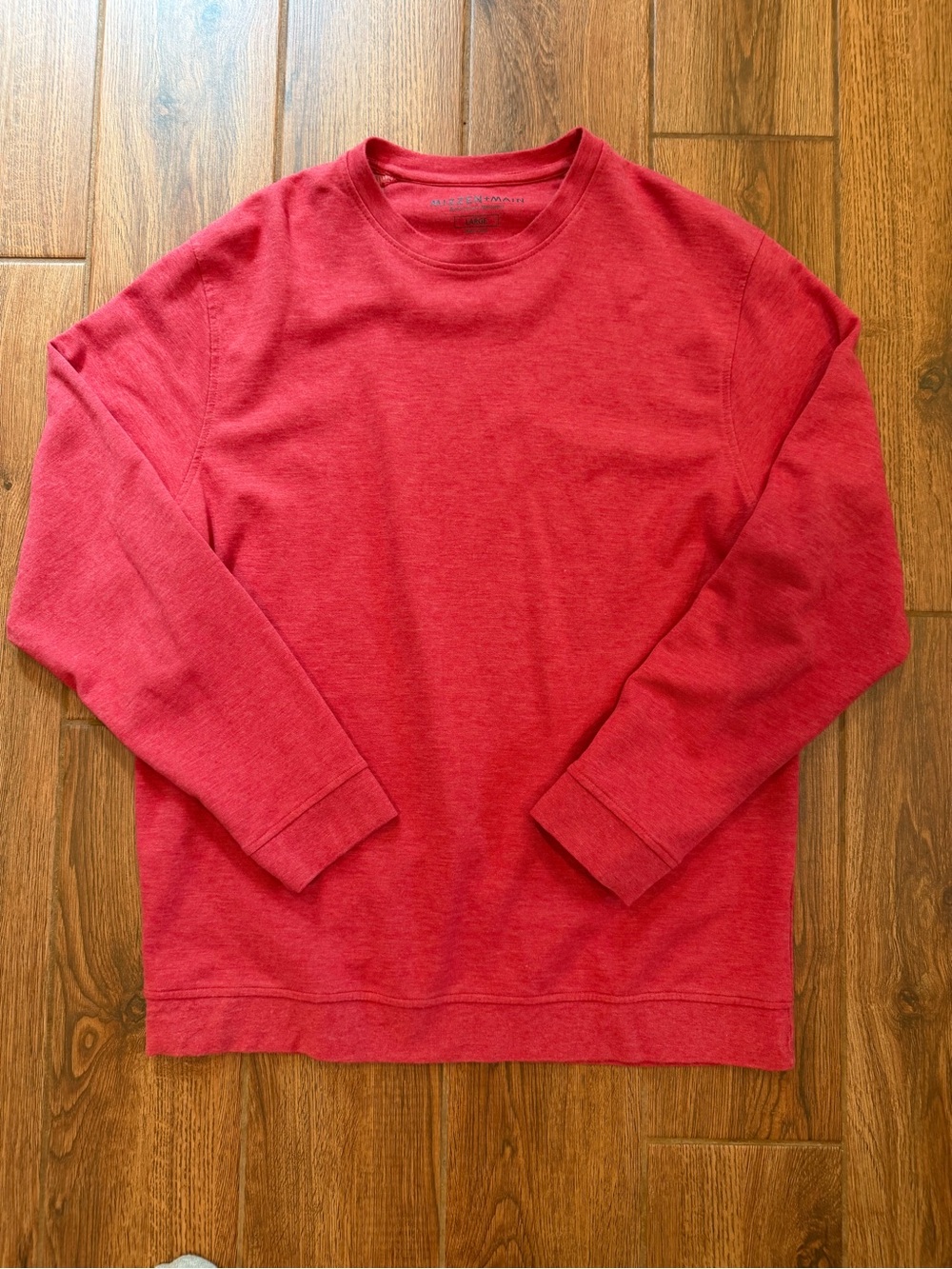 Mizzen+Main Red Crewneck Sweatshirt / large
